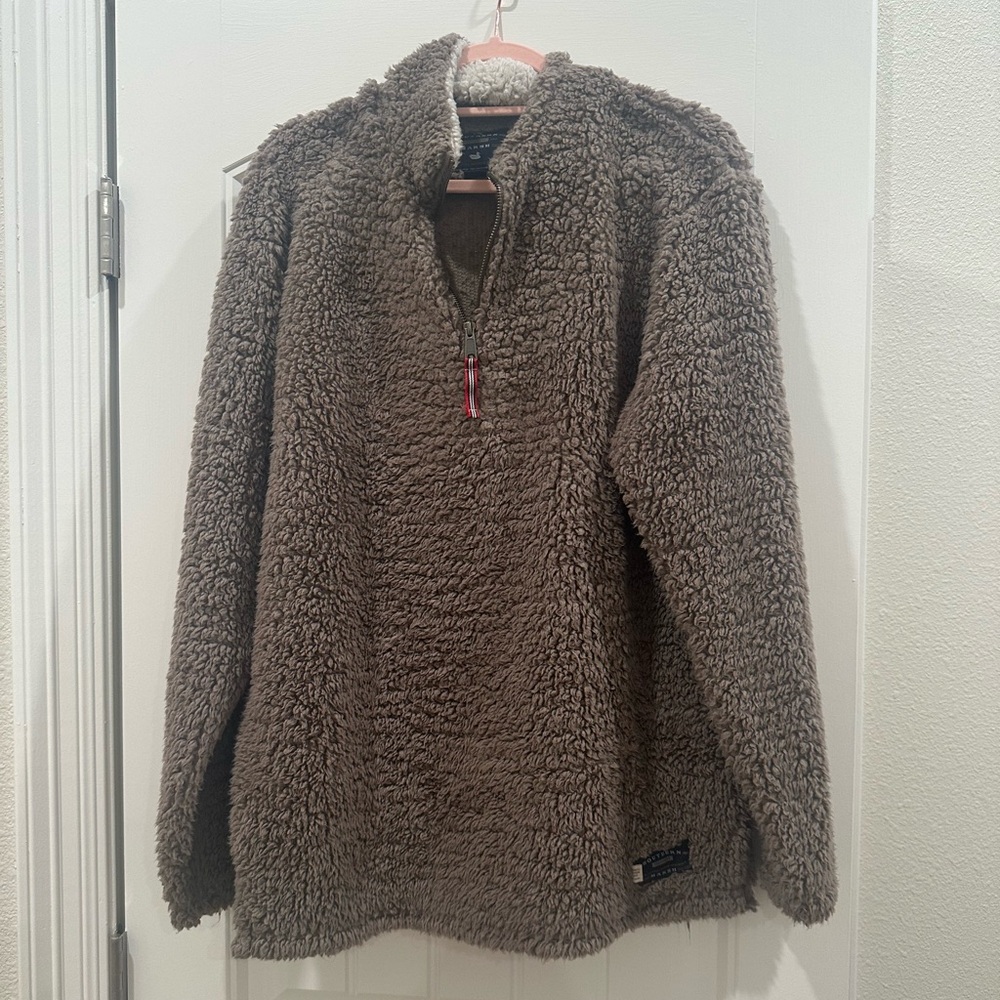 Southern Marsh Appalachian Pile Sherpa 1/4 Zip Pullover